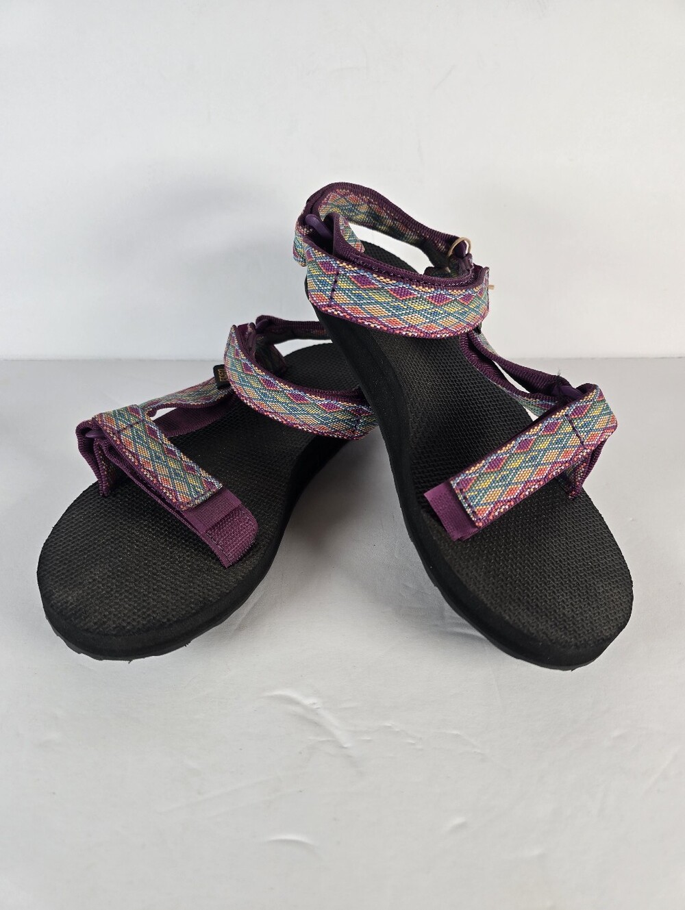 NWOT Teva Women's ORIGINAL UNIVERSAL SANDAL MIRAMAR FADE DARK PURPLE Multi 7